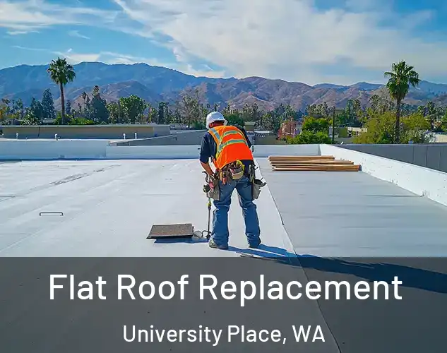  Flat Roof Replacement University Place, WA