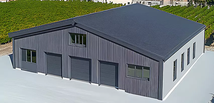 Corrugated Garage Roof Repair in University Place