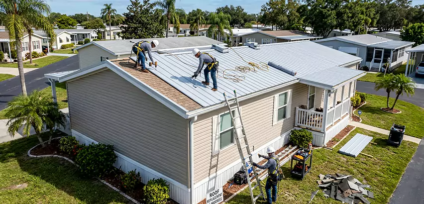 Mobile Home Metal Roof Replacement in University Place