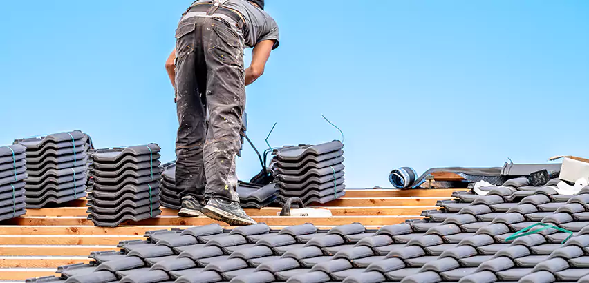 Replacing Tile Roof Underlayment in University Place